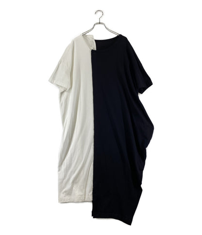 ワイズ 半袖ワンピース ブラック ホワイト      レディース SIZE 2  Y’s