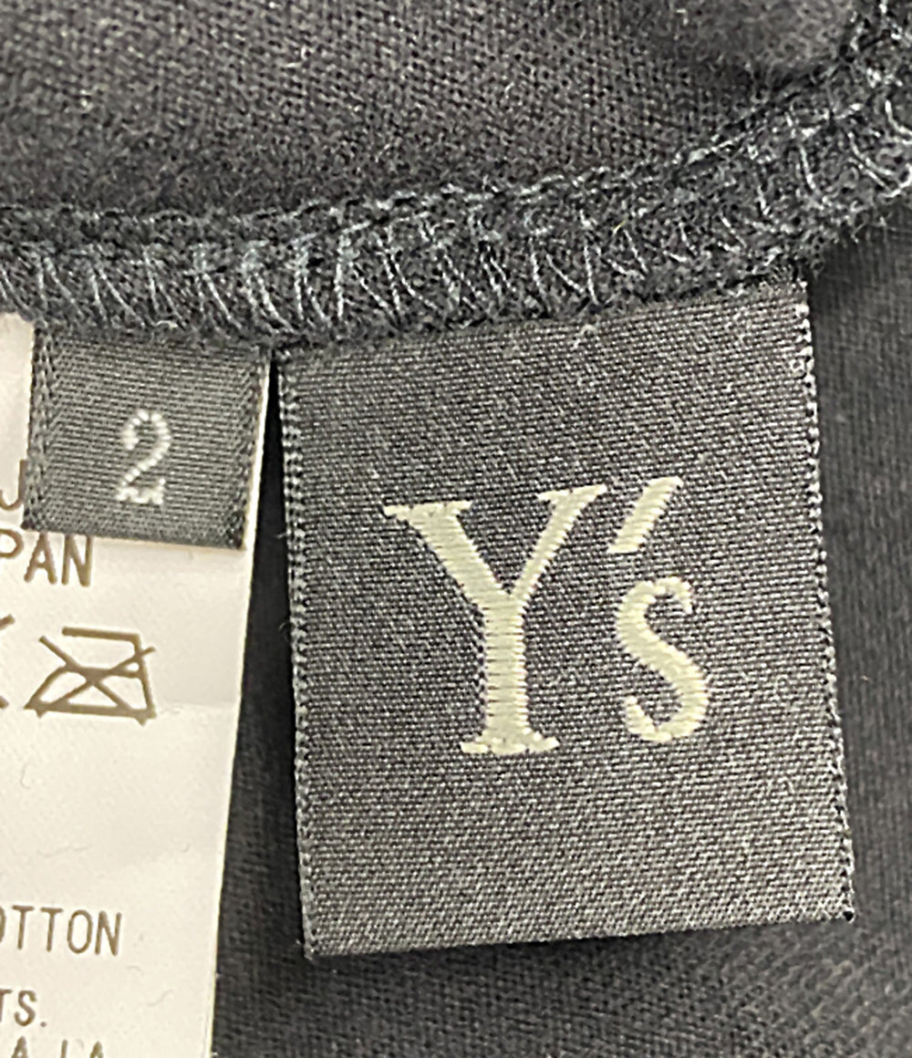 ワイズ 半袖ワンピース ブラック ホワイト      レディース SIZE 2  Y’s