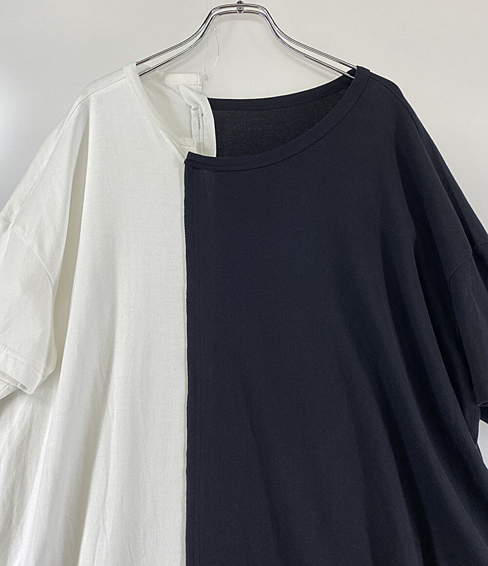 ワイズ 半袖ワンピース ブラック ホワイト      レディース SIZE 2  Y’s