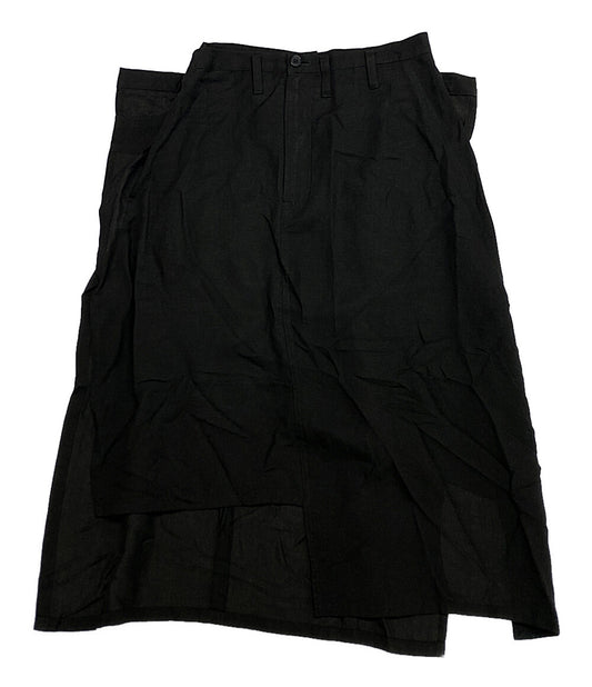 YOHJI YAMAMOTO リネン混 スカート FQ-S10-201 レディース SIZE 2 ヨウジヤマモト