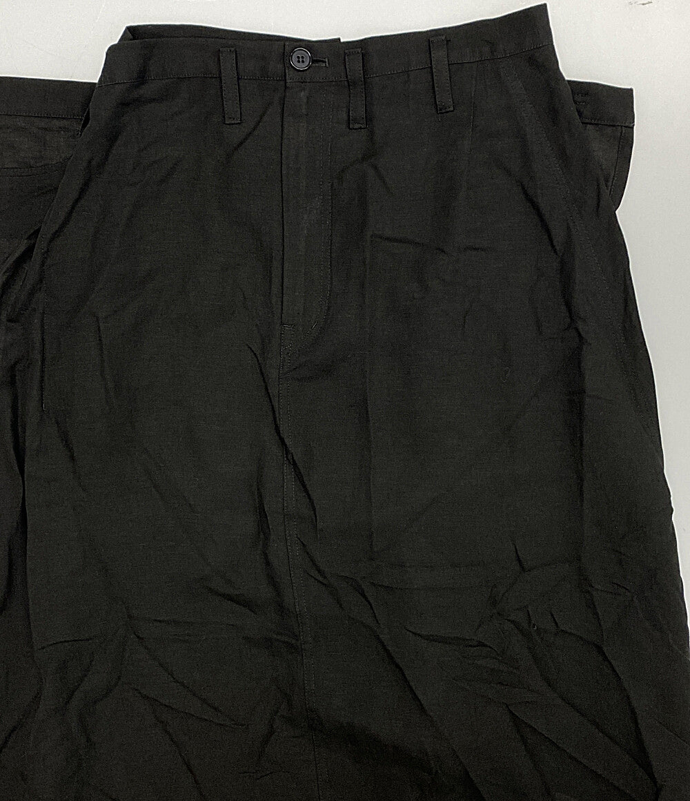ヨウジヤマモト リネン混 スカート FQ-S10-201 レディース SIZE 2 YOHJI YAMAMOTO