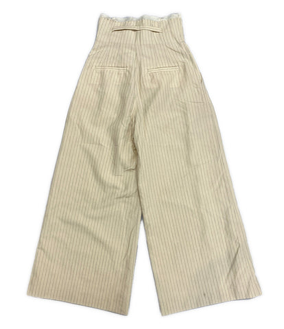 メゾンスペシャル パンツ クリーム Multi Fabric High Waist Pants      レディース SIZE 36  MAISON SPECIAL