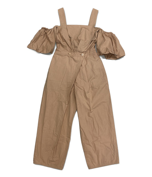 Drawer オーバーオール ピンクベージュ 6526-299-1198 レディース SIZE 36 ドゥロワー