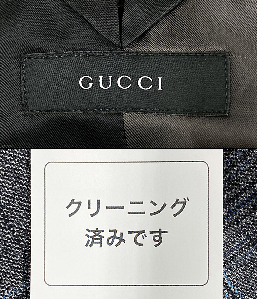 グッチ  セットアップスーツ チェック      レディース SIZE 7-46R(パンツ:7-48R)  GUCCI