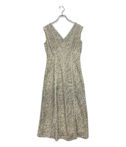 ハーリップトゥ ワンピース Lace Trimmed Floral Dress ミント 2024ss     レディース SIZE S  Her lip to