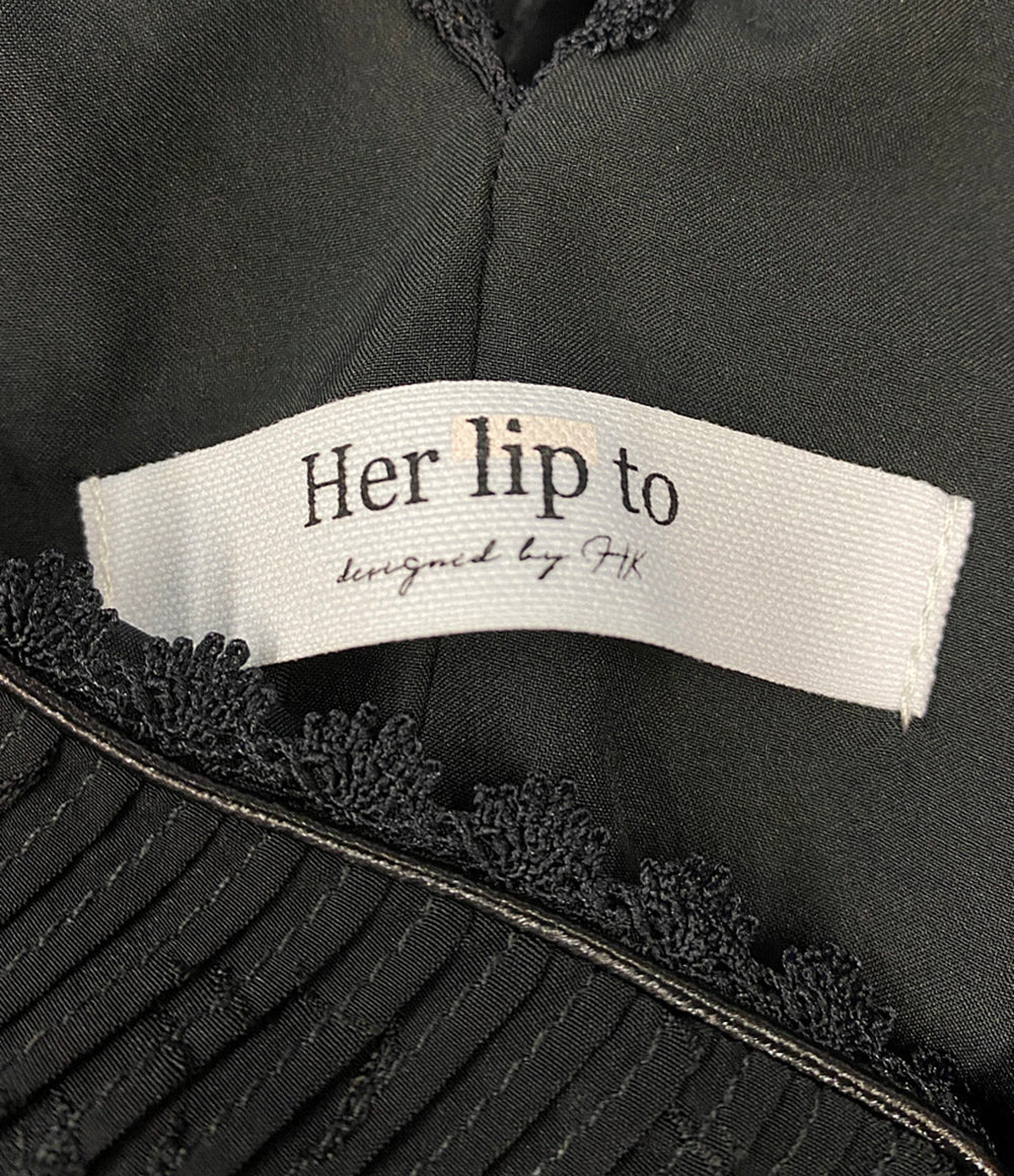 Her lip to ハーリップトゥ ワンピース Herlipto Lace Jacquard レディース SIZE S
