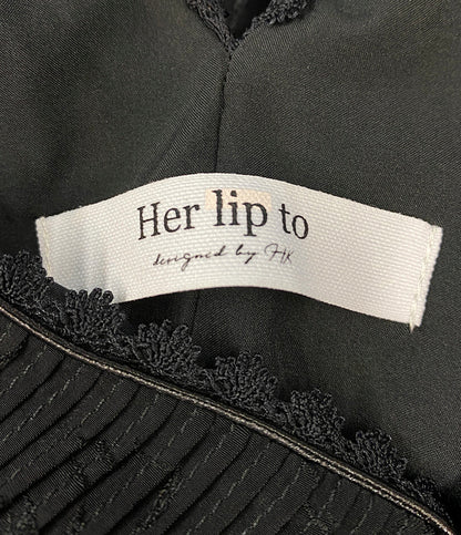 Her lip to ハーリップトゥ ワンピース Herlipto Lace Jacquard レディース SIZE S