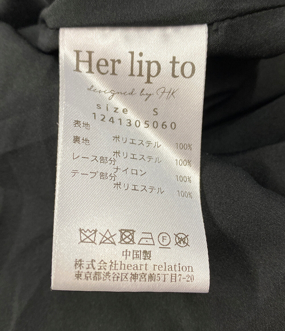 Her lip to ハーリップトゥ ワンピース Herlipto Lace Jacquard レディース SIZE S