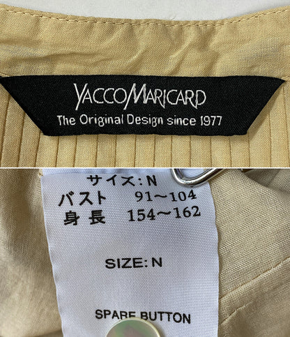 ヤッコマリカルド ワンピース フレンチスリーブ       レディース SIZE N  YACCO MARICARD