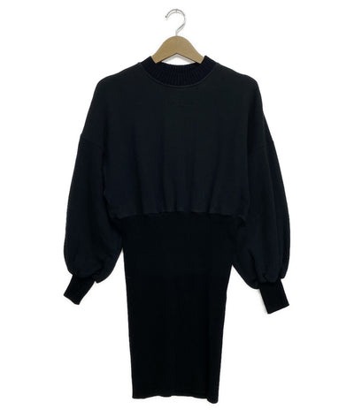 MSGM 長袖ワンピース 217999-99 3142MDA165 レディース SIZE XS エムエスジーエム