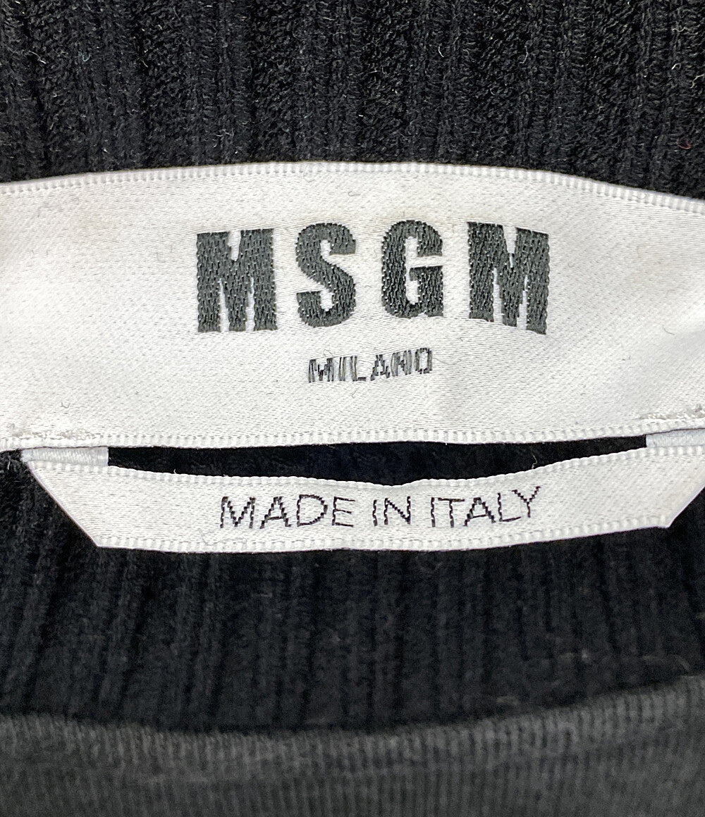 MSGM 長袖ワンピース 217999-99 3142MDA165 レディース SIZE XS エムエスジーエム