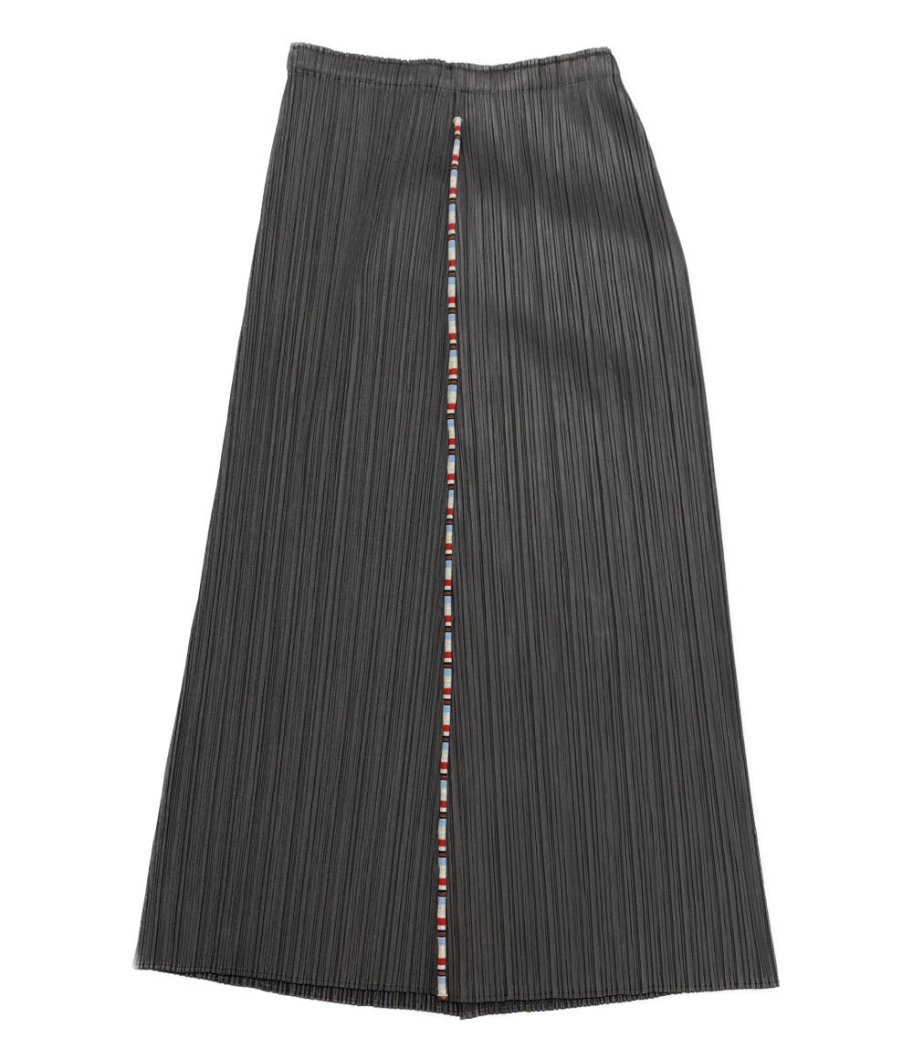 プリーツプリーズ 美品 スカート PP43-JG656 サイドラインデザイン      レディース SIZE 3  PLEATS PLEASE