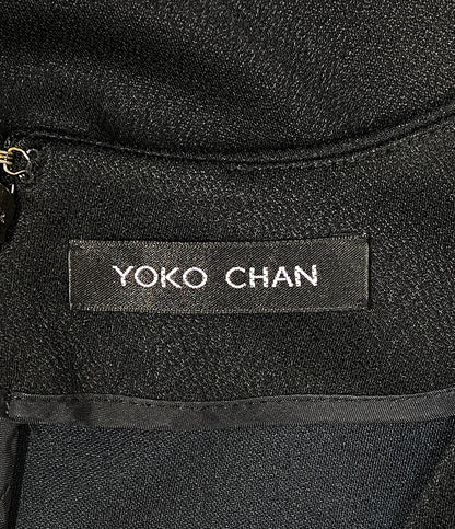 ヨーコチャン ブラウス ノースリーブ チュニック ブラック      レディース SIZE 36  YOKO CHAN