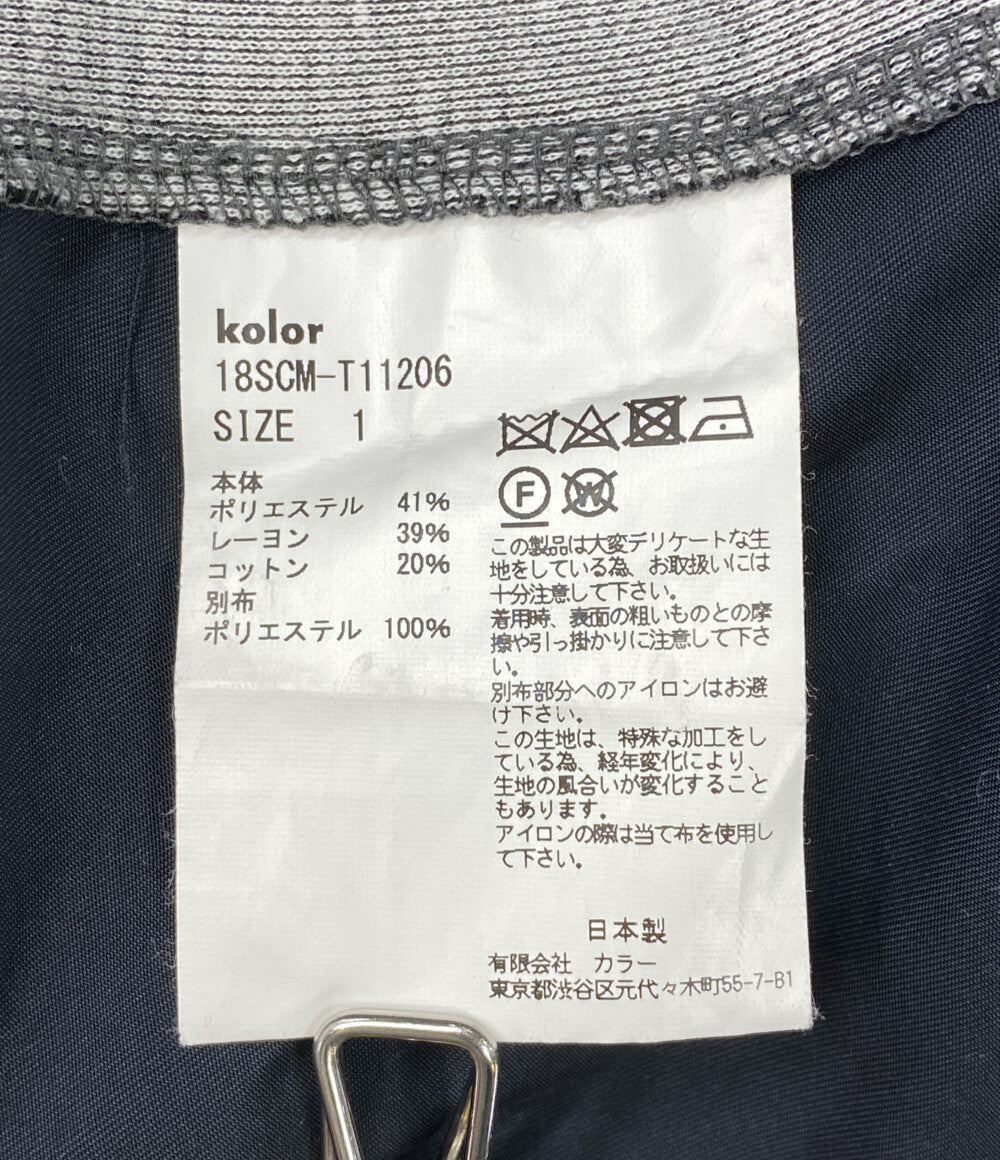 カラー  パーカー 18scm-t11206 グレー      メンズ SIZE 1  kolor