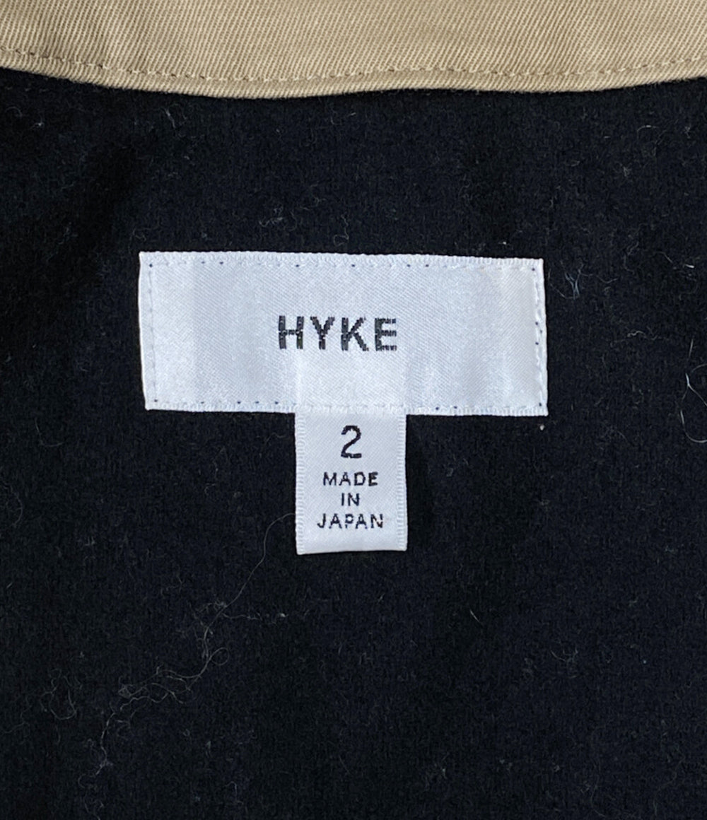 ハイク  トレンチコート ウールライナー付 キャメル      レディース SIZE 2  HYKE