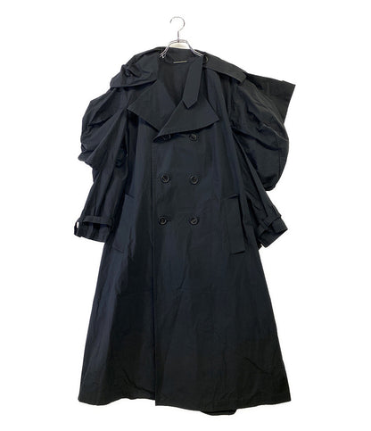 ヨウジヤマモトファム ロングコート ブラック     FV-C11-005 レディース SIZE 2  YOHJI YAMAMOTO FEMME