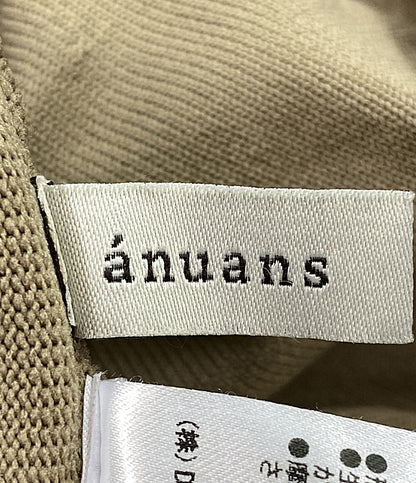 アニュアンス 長袖ワンピース ベージュ 1523531358-0      レディース SIZE F  anuans