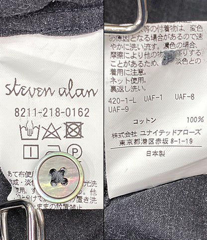 スティーブンアラン  シャツワンピース グレー 8211-218-0162      レディース SIZE M  STEVEN ALAN