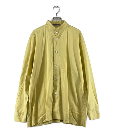 イッセイミヤケ  長袖シャツ 22SS IM21FJ555 FINE SHIRT スタンドカラー イエロー      メンズ SIZE 2  ISSEY MIYAKE