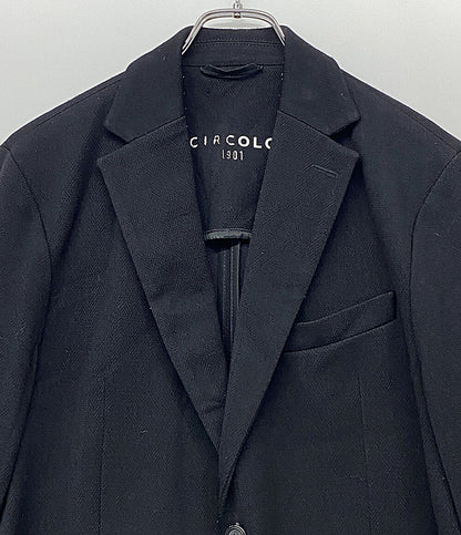 CIRCOLO 1901 チルコロ テーラードジャケット ブラック メンズ SIZE 48