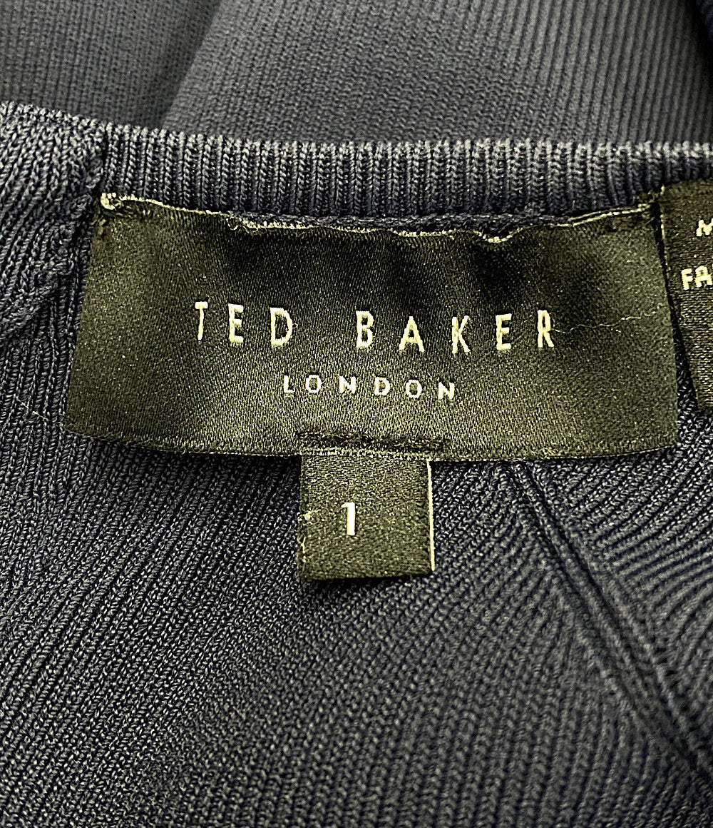 TED BAKER ワンピース ベルスリーブ LOUNIA ネイビー レディース SIZE 1 テッドベーカー