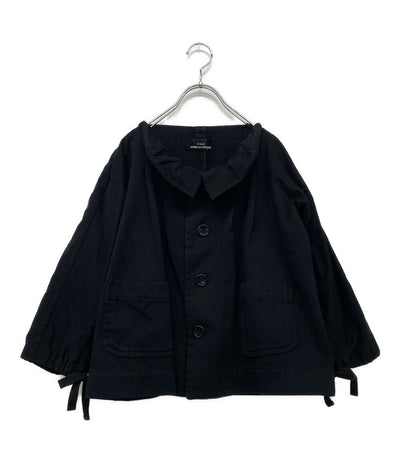 トリココムデギャルソン  デニムジャケット 変形襟 ブラック     TG-J007 レディース SIZE M  TRICOT COMME des GARCONS