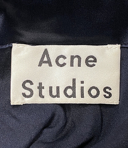 アクネストゥディオズ  長袖ワンピース ハーフジップ ネイビー      レディース SIZE 36  ACNE STUDIOS