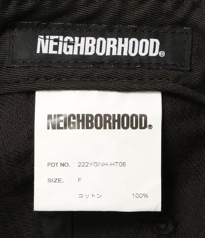 ネイバーフッド  キャップ ブラック コーデュロイ 22AW     レディース SIZE F  NEIGHBORHOOD