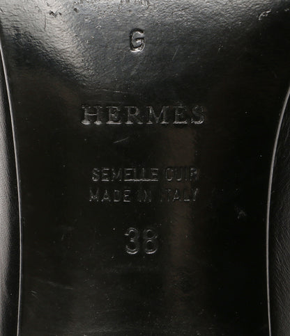 エルメス  ローファー コンスタンス ブラック      レディース SIZE 38  HERMES