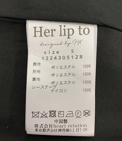 ハーリップトゥ ワンピース ドット     1224305128 レディース SIZE S  Her lip to