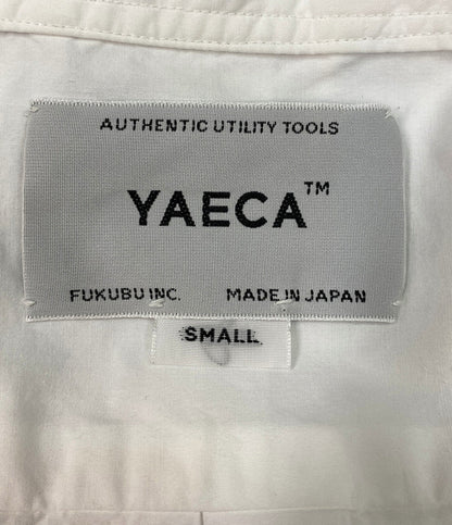 ヤエカ  長袖シャツ スナップボタン ホワイト      レディース SIZE S  YAECA