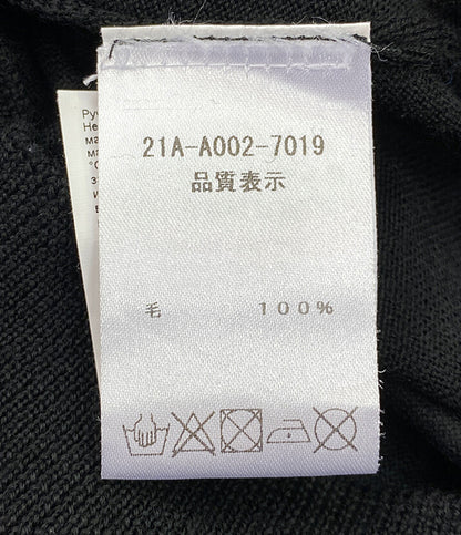 ヌメロ ヴェントゥーノ  半袖ニット ビジュー ブラック      レディース SIZE 38  N°21