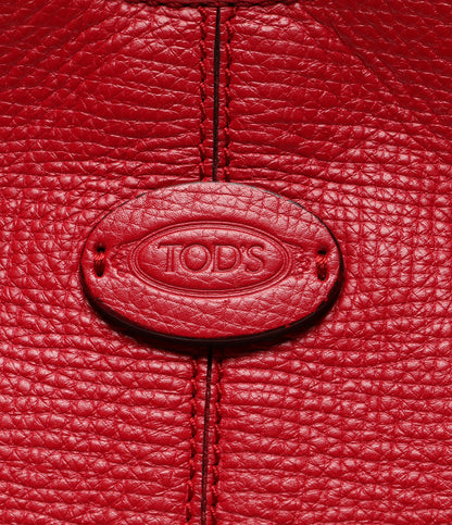 トッズ  ハンドバッグ レザー レッド      レディース   TOD’S