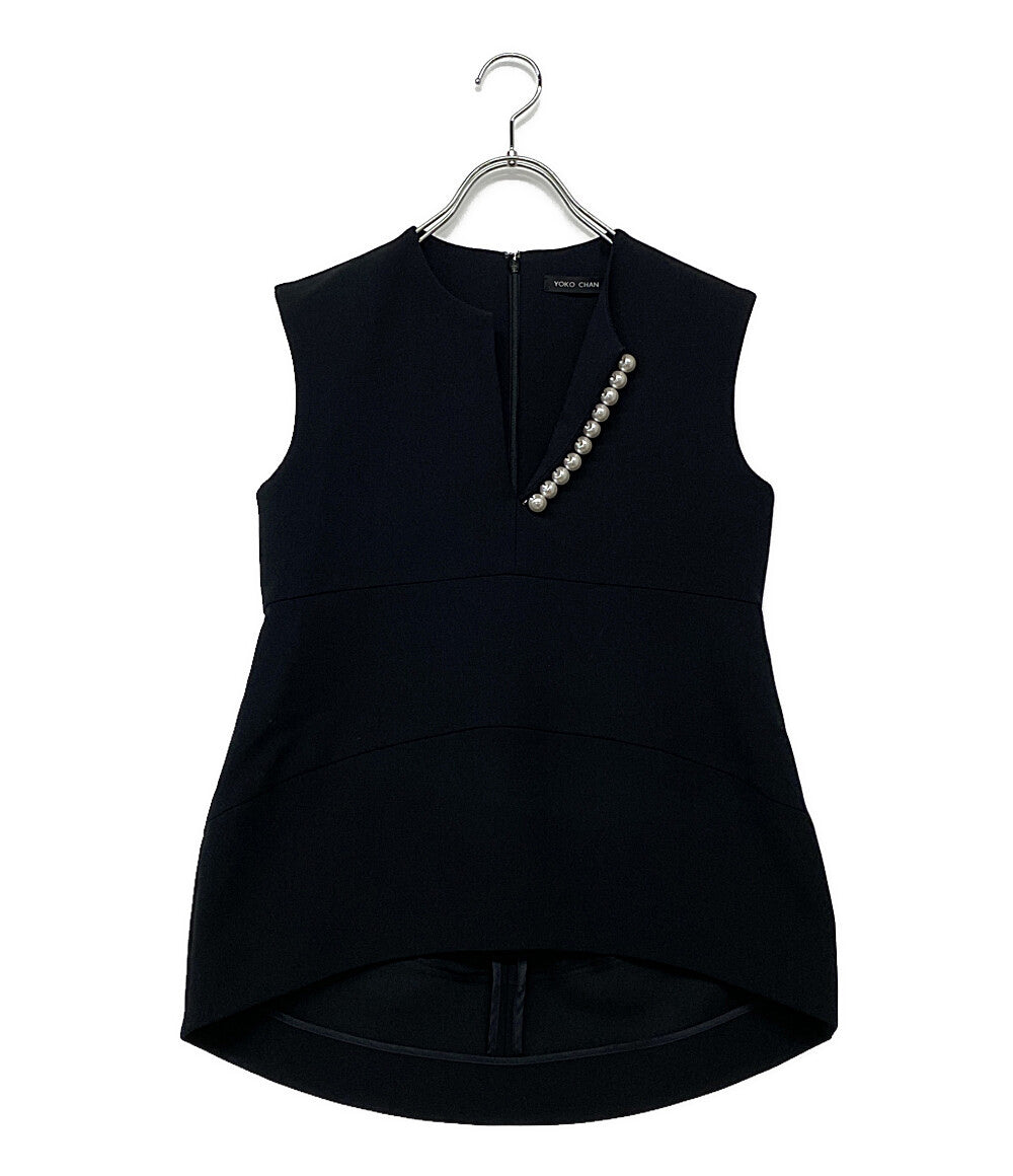 ヨーコチャン ベスト ビジュー ブラック       レディース SIZE 38  YOKO CHAN