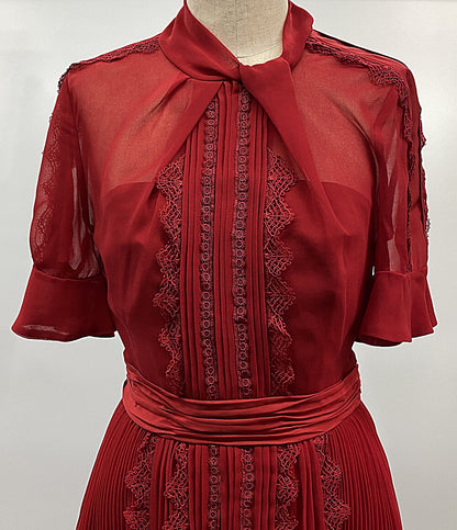 セルフ ポートレート ワンピース ドレス SP23-099R レディース SIZE UK8 SELF PORTRAIT