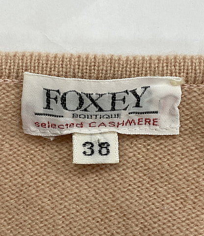 フォクシー 美品 カーディガン カシミヤ混      レディース SIZE 38  foxey