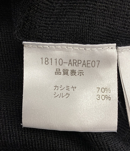 フォクシー  長袖カーディガン カシミヤ シルク ブラック      レディース SIZE 40  foxey