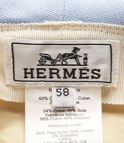 エルメス  ハット ガエルヘンプ ヘッド 2023ss     レディース SIZE 58  HERMES