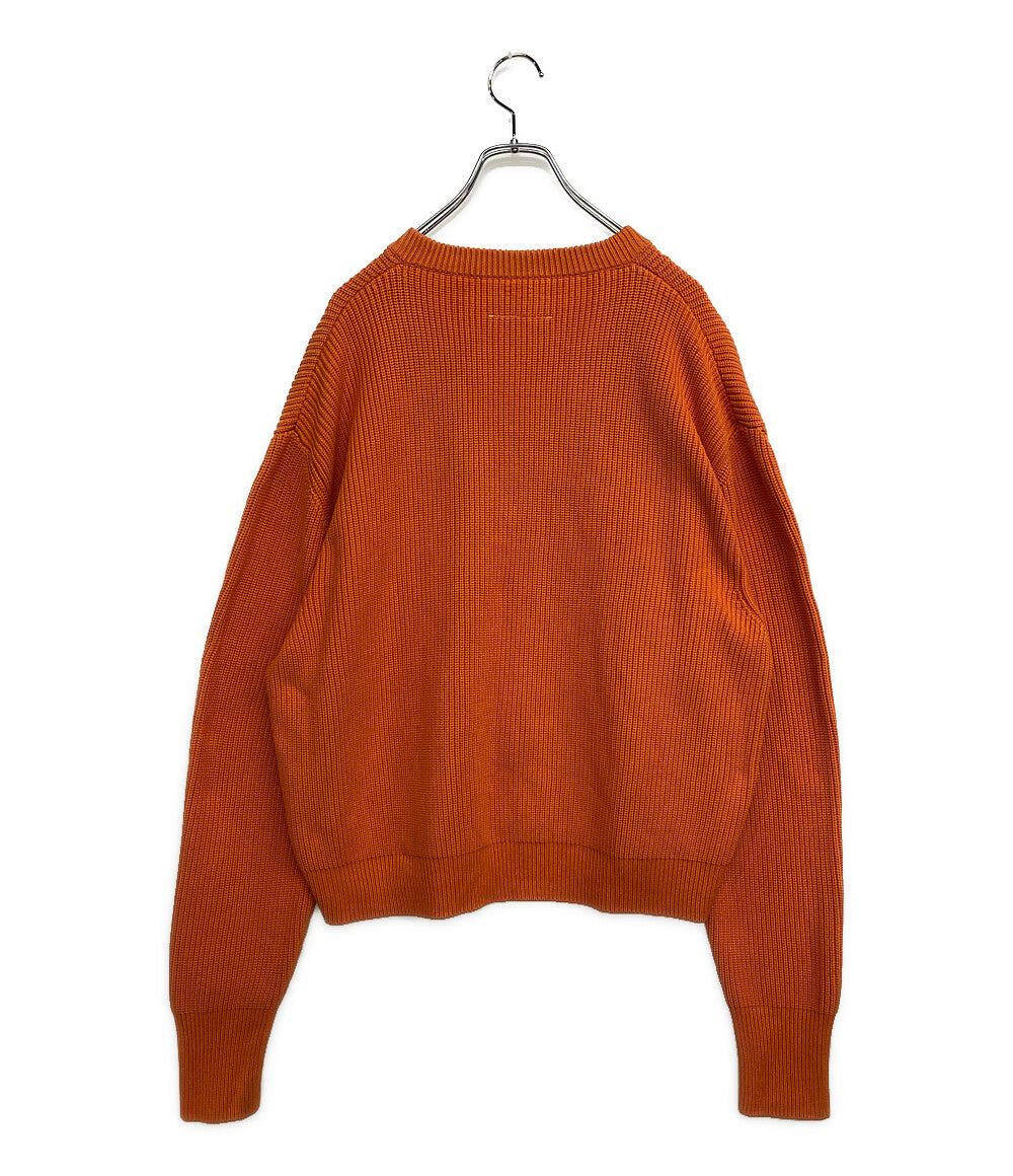 エムエムシックス  長袖ニット オレンジ 厚手セーター      レディース SIZE L  MM6 Maison Margiela