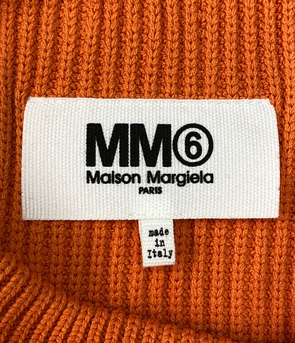 エムエムシックス  長袖ニット オレンジ 厚手セーター      レディース SIZE L  MM6 Maison Margiela