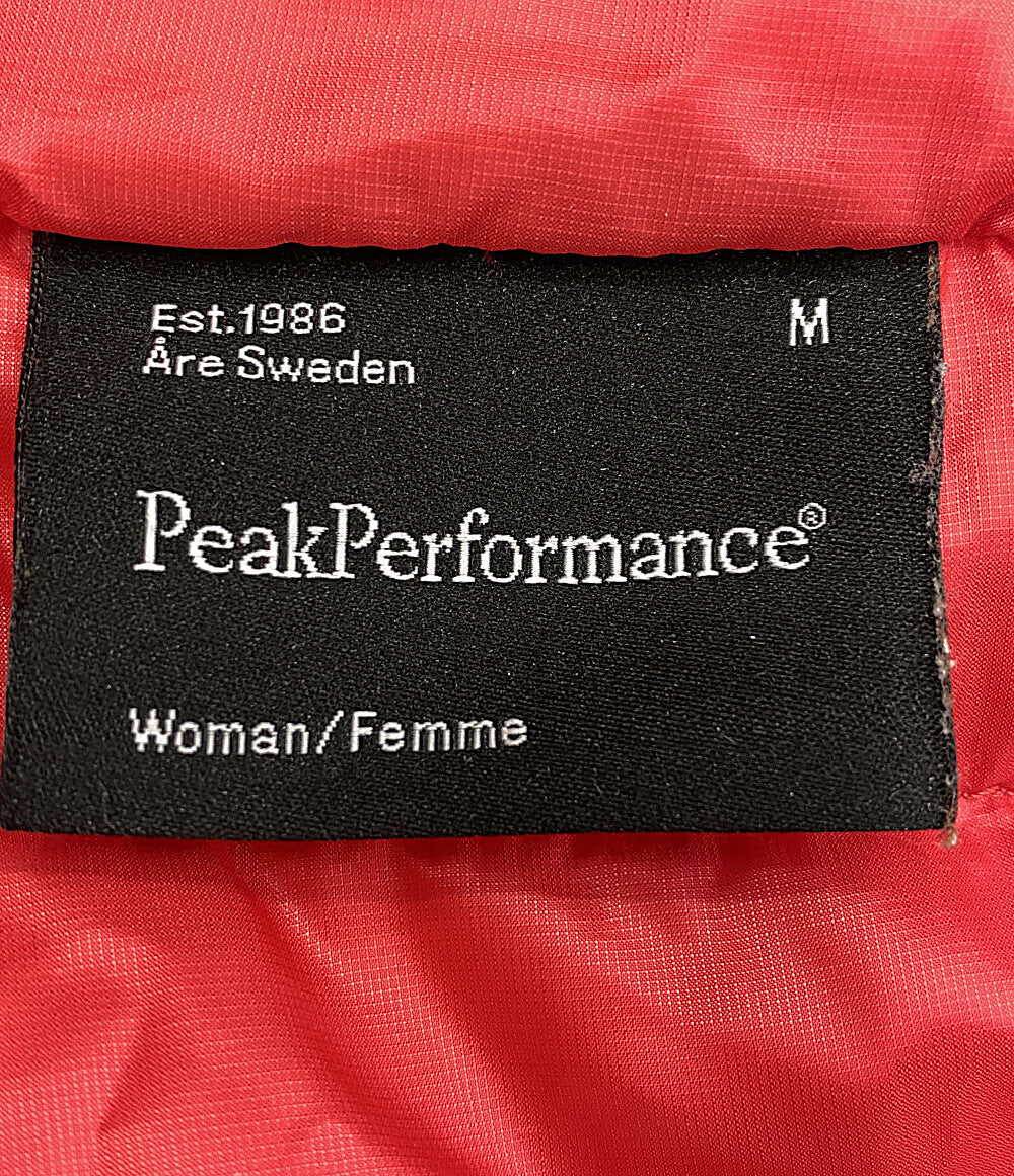 ピークパフォーマンス 中綿ナイロンジャケット レッド      レディース SIZE M  peak performance