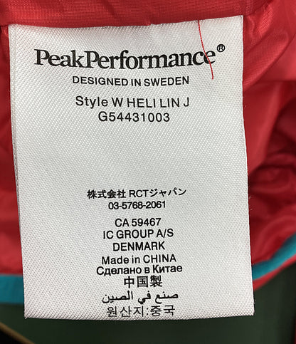 ピークパフォーマンス 中綿ナイロンジャケット レッド      レディース SIZE M  peak performance