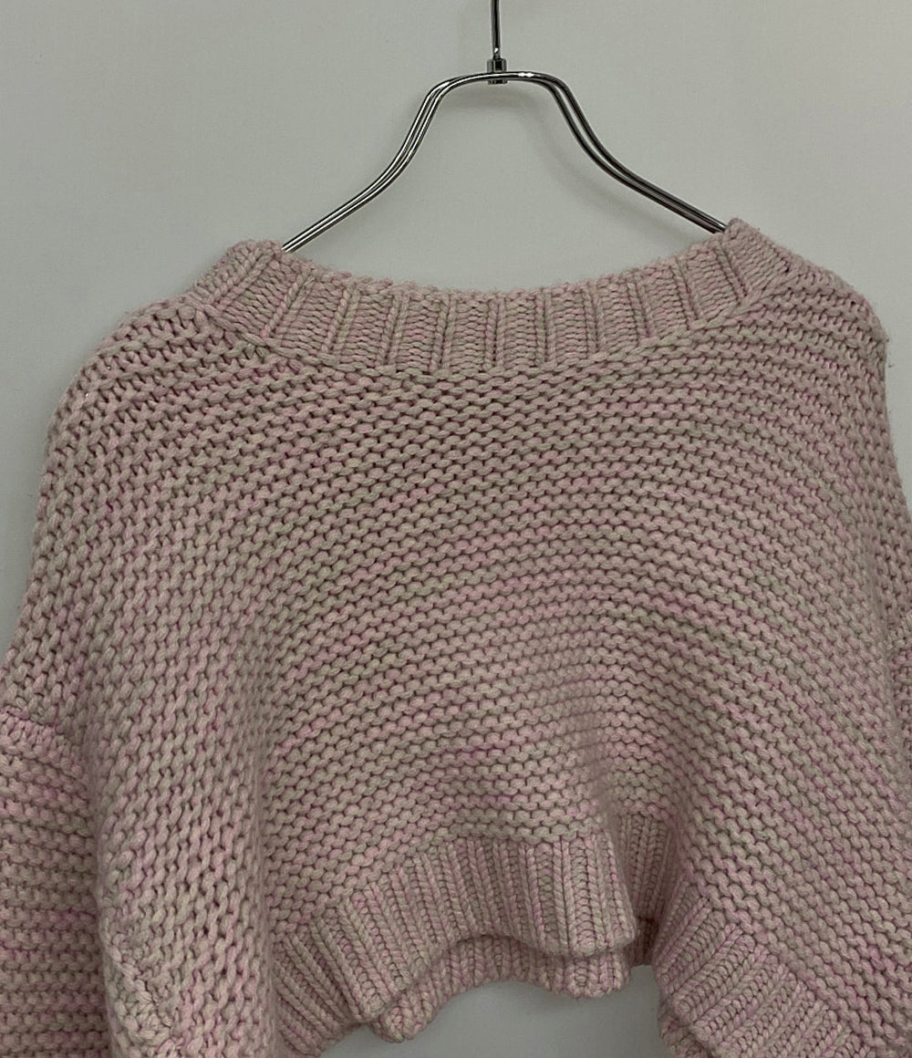 ンニット ニット NKNIT22AW-002-1 ピンク      レディース SIZE -  NKNIT