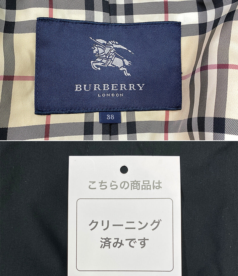 バーバリーロンドン  ダウンコート ノバチェック ブラック      レディース SIZE 38  BURBERRY London