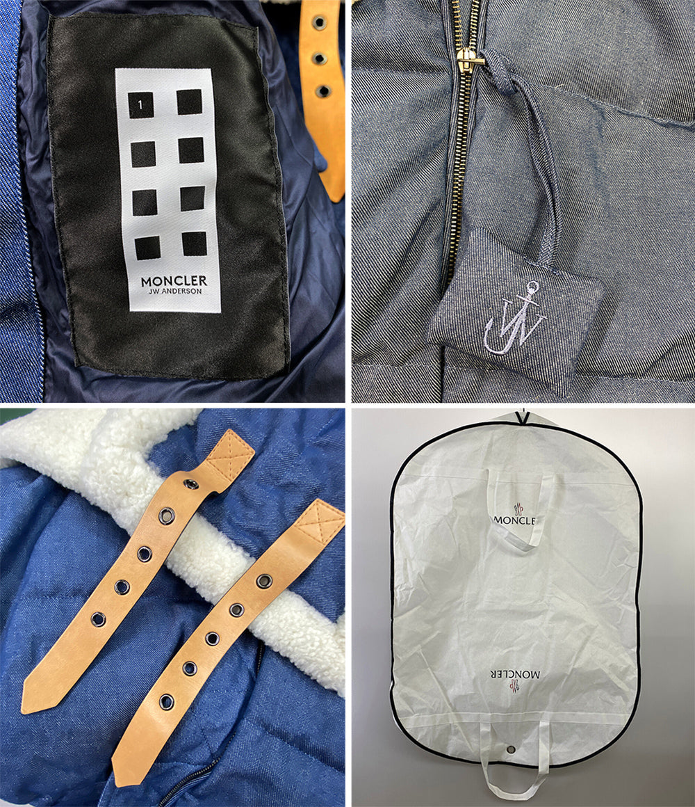 モンクレール  ダウンジャケット PENYGARDER DENIM JW anderson 2022-23AW     レディース SIZE 1  MONCLER