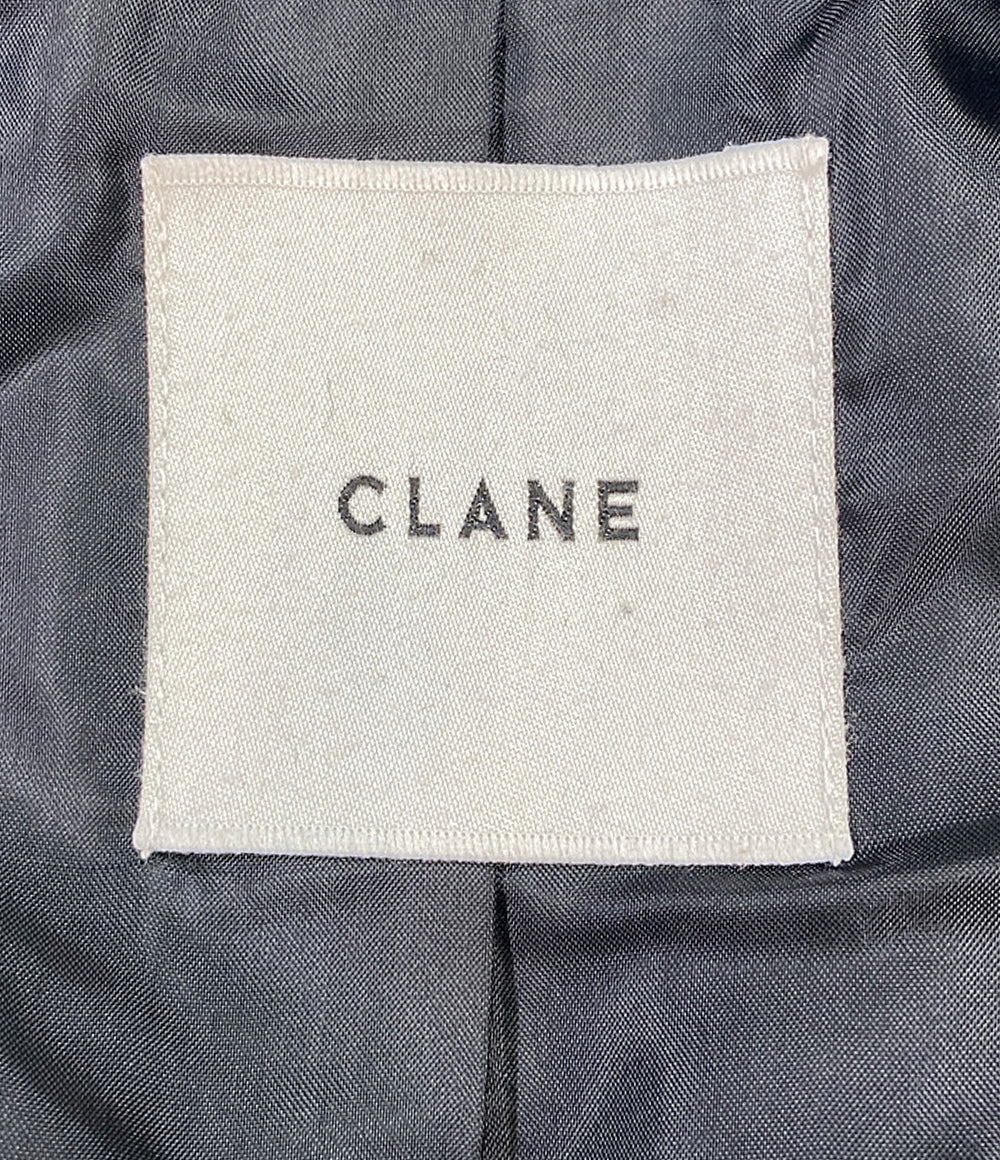 クラネ  ダウンコート ブラック      レディース SIZE 2  CLANE