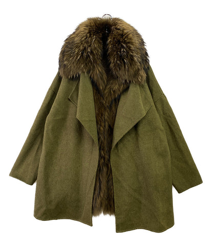 オテルパルティキュリエ ウールコート ボタンレス レディース SIZE - Hotel Particulier