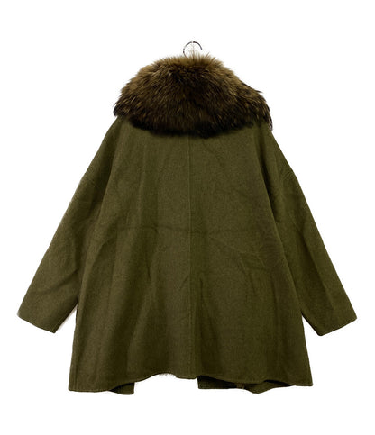 オテルパルティキュリエ ウールコート ボタンレス レディース SIZE - Hotel Particulier