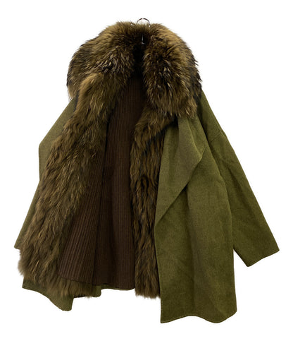 オテルパルティキュリエ ウールコート ボタンレス レディース SIZE - Hotel Particulier