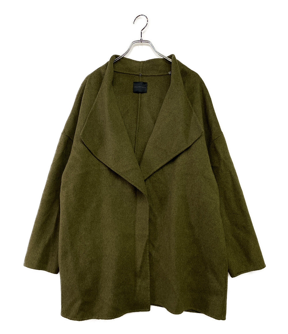 Hotel Particulier オテルパルティキュリエ ウールコート ボタンレス レディース SIZE -